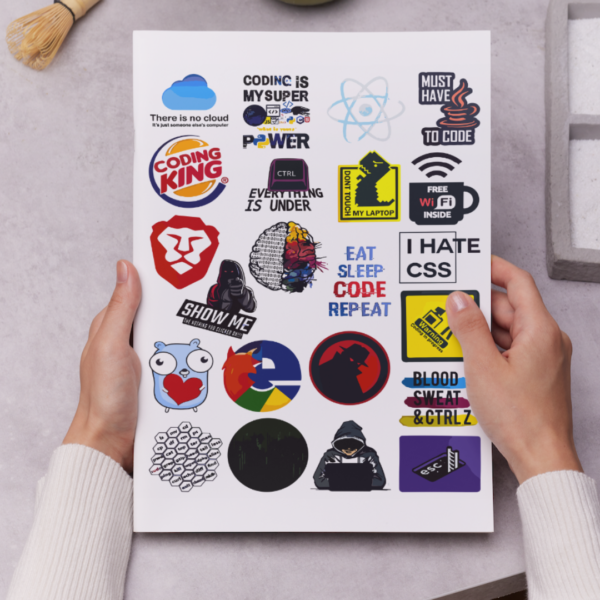 Developer-Inspired Vinyl Sticker Pack | Pack of 15-20 stickers Set 4