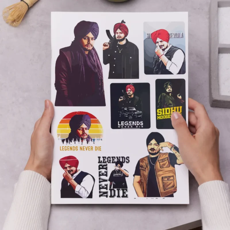 Sidhu Moose Wala Sticker sheet #3 - Sparsh AI