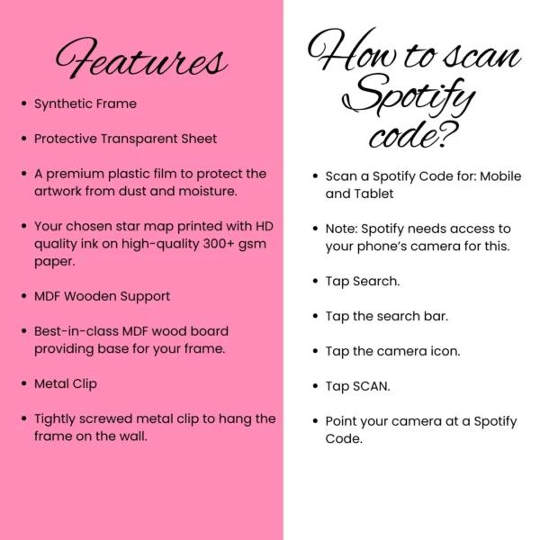 Personalized Spotify Photo Frame – Custom Song Plaque with Your Photo and Text - Image 4